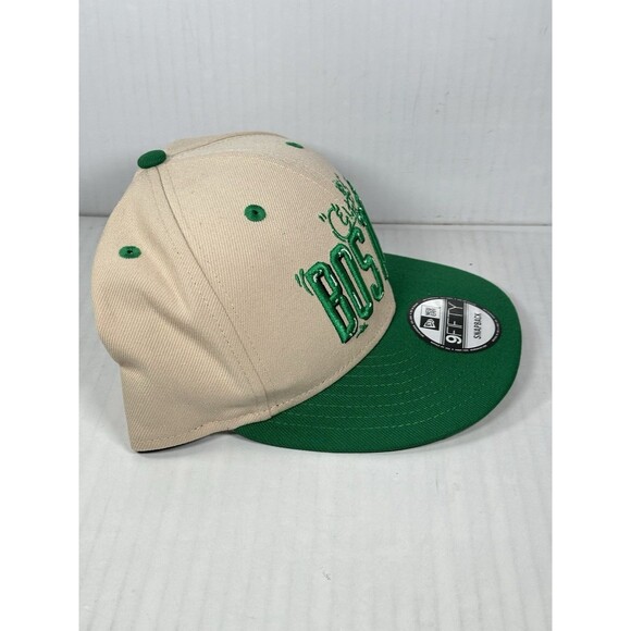 New Era Boston Celtics Team Art 9FIFTY Hat Cap Adjustable Snapback NBA NWT - Picture 3 of 5